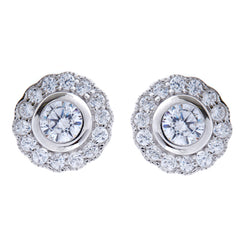 Brie Silver Stud Earrings