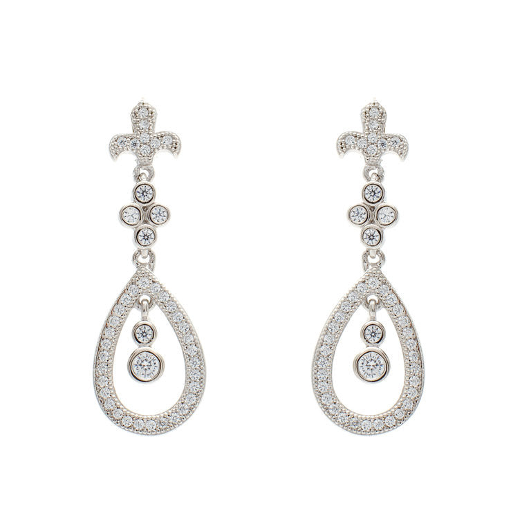 Suki Pear Shaped Drop Chandelier Earring