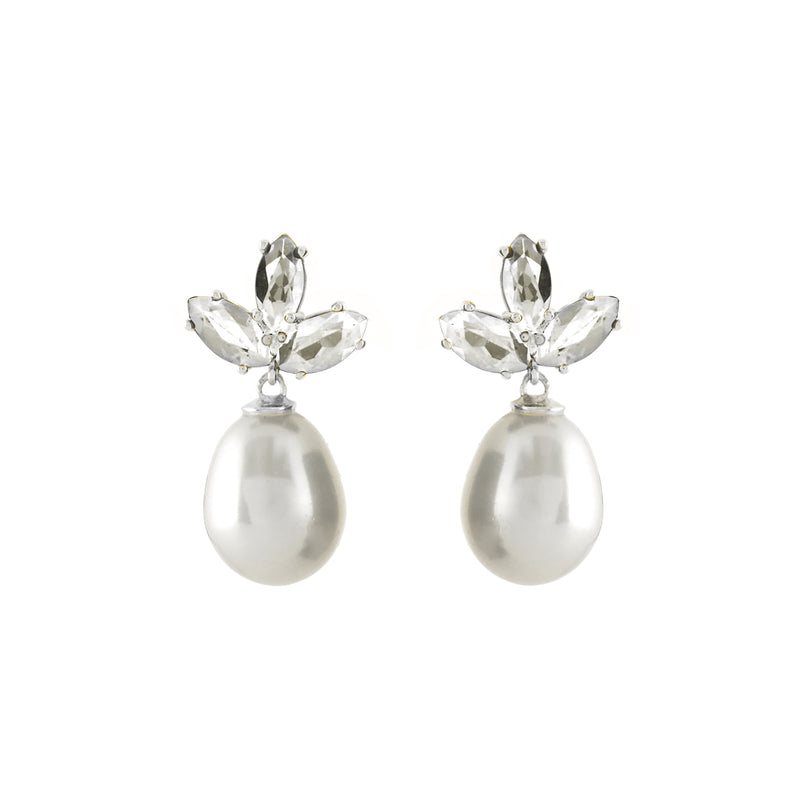 Lara Silver & Freshwater Pearl Earrings